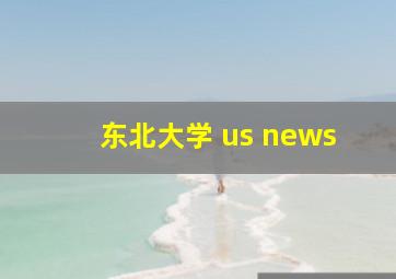 东北大学 us news